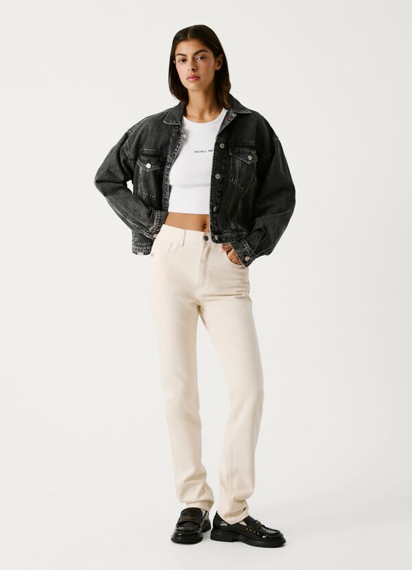 Pepe Jeans jeans fit straight y tiro alto