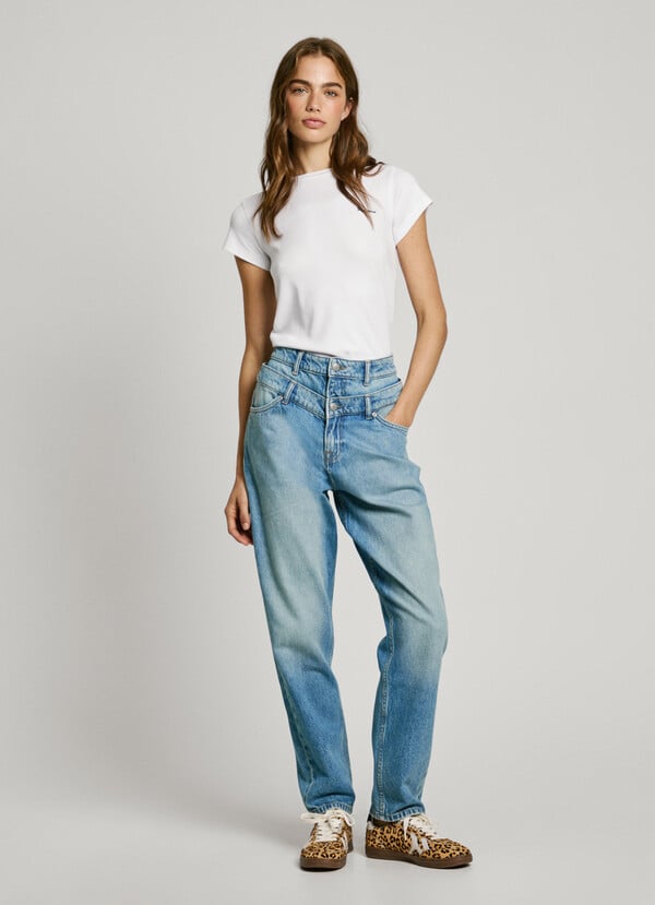 Pepe Jeans jeans fit taper y tiro alto