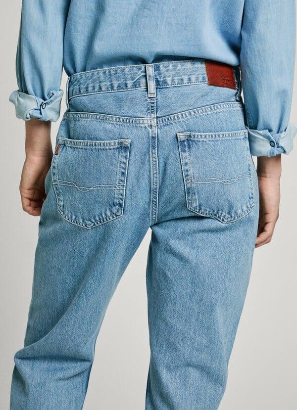 Pepe Jeans Jeans Fit Taper Y Tiro Medio - Iceberg