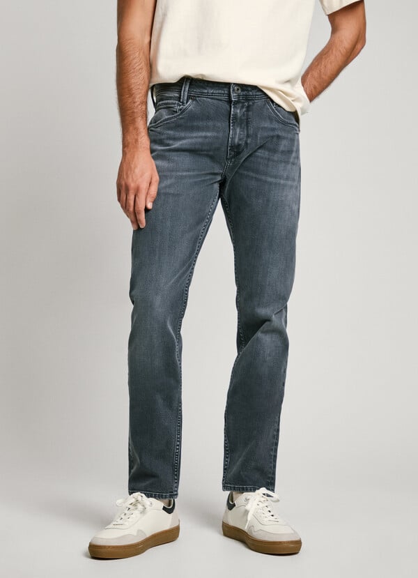 Pepe Jeans Jeans Fit Taper Y Tiro Regular - Spike