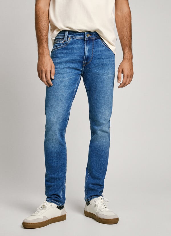 Pepe Jeans Jeans Fit Taper Y Tiro Regular - Spike