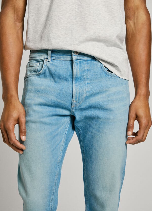 Pepe Jeans Jeans Fit Taper Y Tiro Regular - Stanley