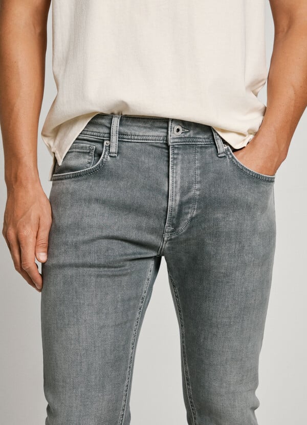Pepe Jeans Jeans Fit Taper Y Tiro Regular - Stanley