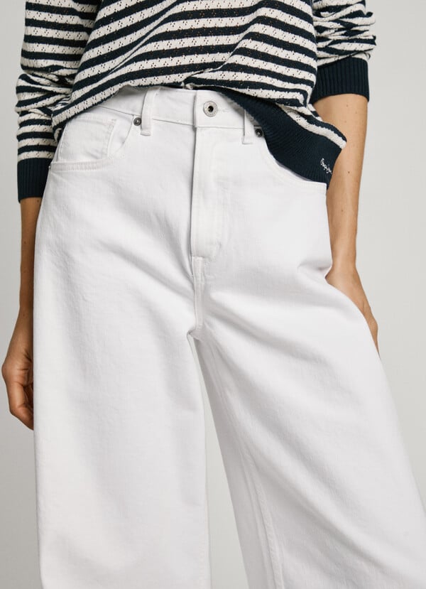 Pepe Jeans Jeans Fit Wide Y Tiro Alto - Jaimy