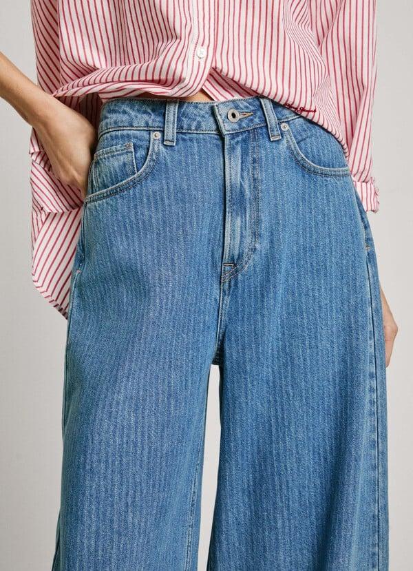 Pepe Jeans Jeans Fit Wide Y Tiro Alto - Jaimy