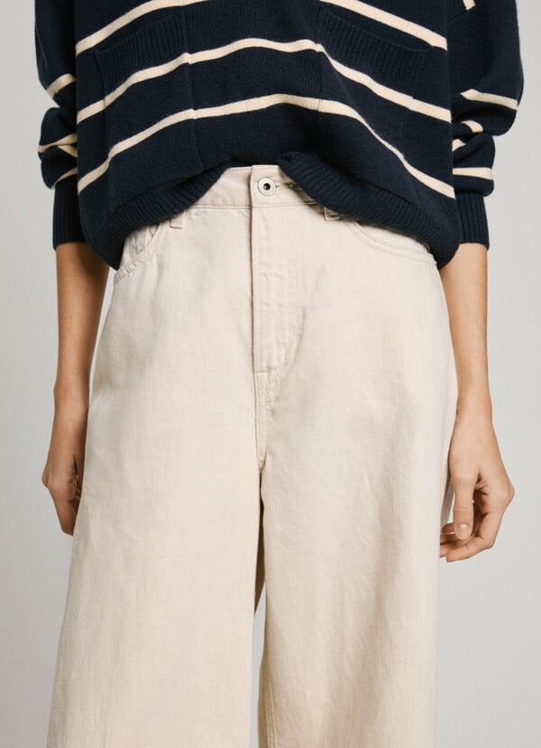 Pepe Jeans Jeans Fit Wide Y Tiro Alto - Jaimy