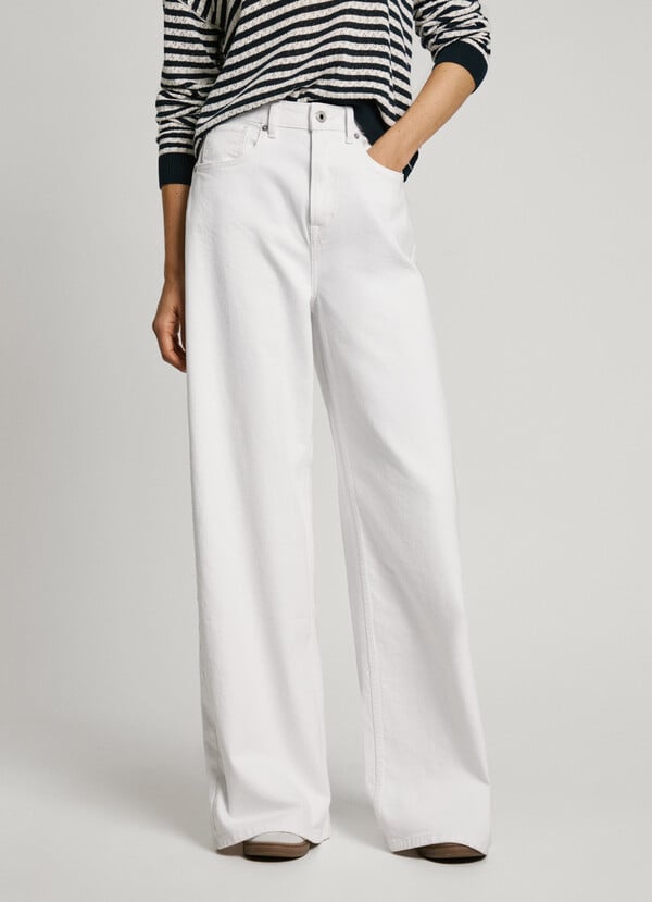 Pepe Jeans Jeans Fit Wide Y Tiro Alto - Jaimy