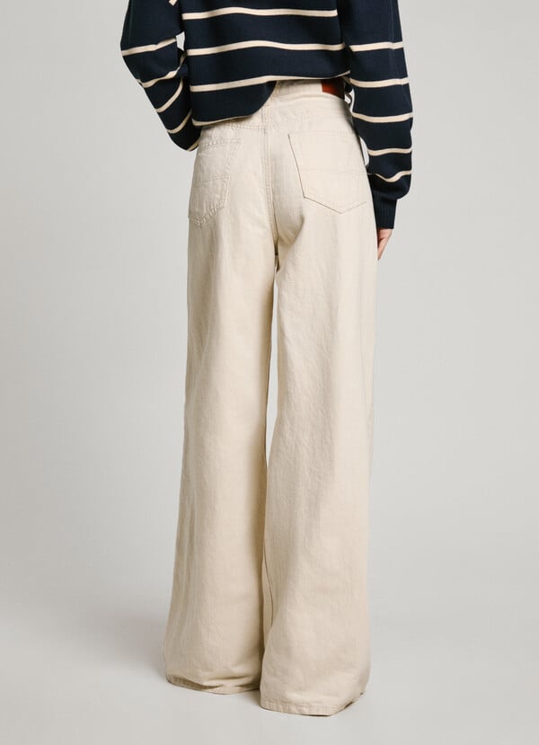 Pepe Jeans Jeans Fit Wide Y Tiro Alto - Jaimy