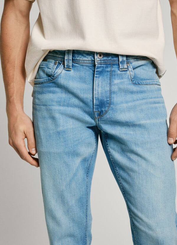 Pepe Jeans Jeans Fit Y Tiro Regular - Cash