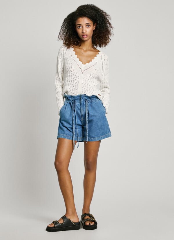 Pepe Jeans Jersey Calado Cuello Pico