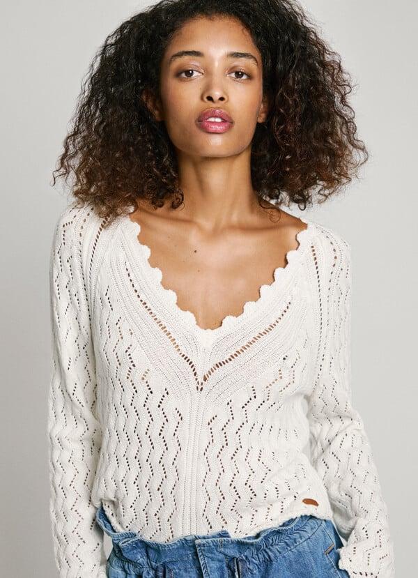 Pepe Jeans Jersey Calado Cuello Pico