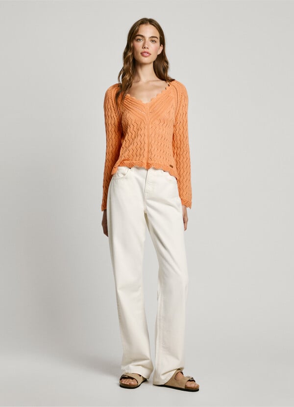 Pepe Jeans Jersey Calado Cuello Pico