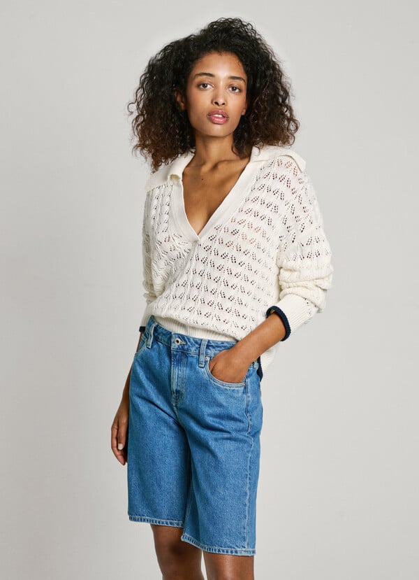 Pepe Jeans jersey calado cuello polo