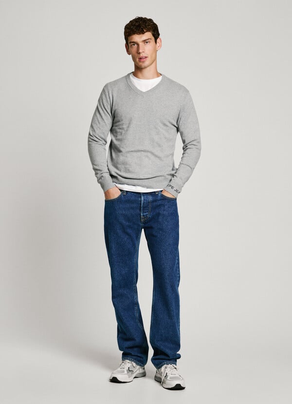 Pepe Jeans Jersey Cuello Pico Fit Regular