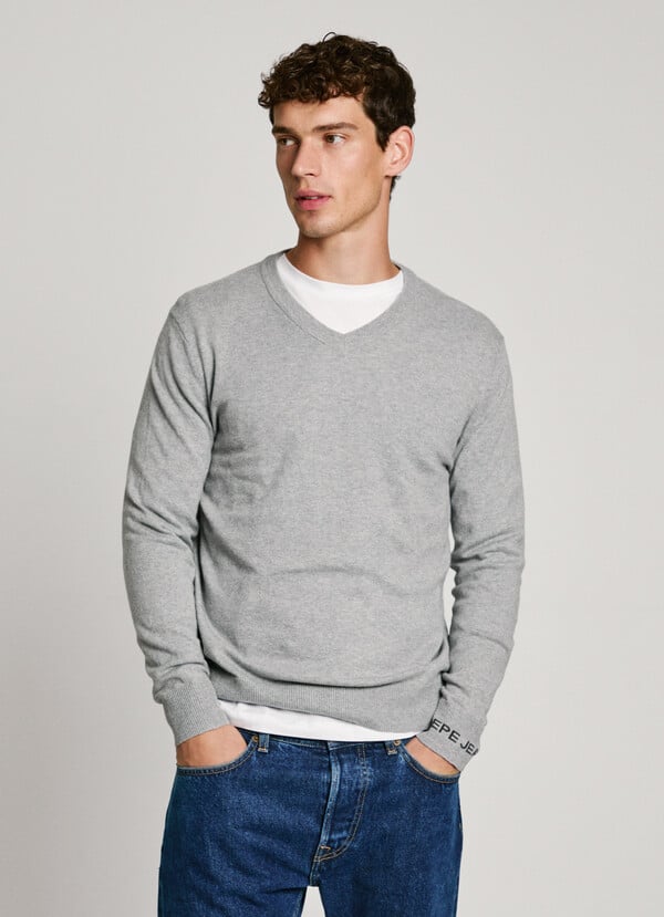 Pepe Jeans Jersey Cuello Pico Fit Regular