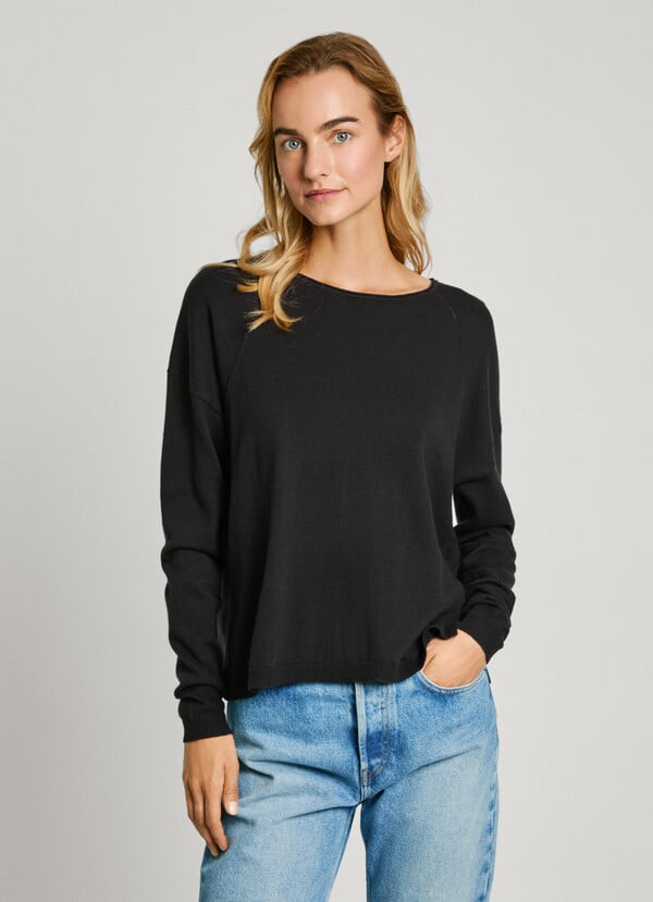 Pepe Jeans jersey cuello redondo fit relaxed