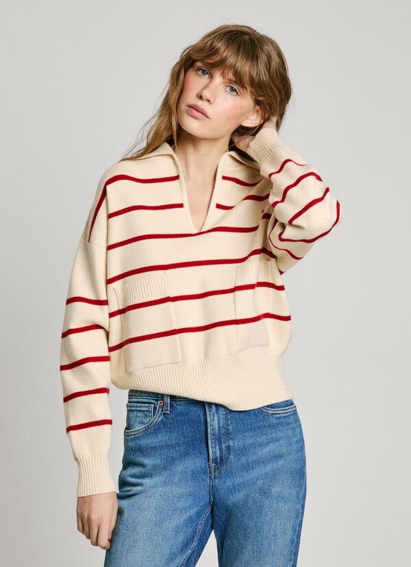 Pepe Jeans jersey de punto cuello polo