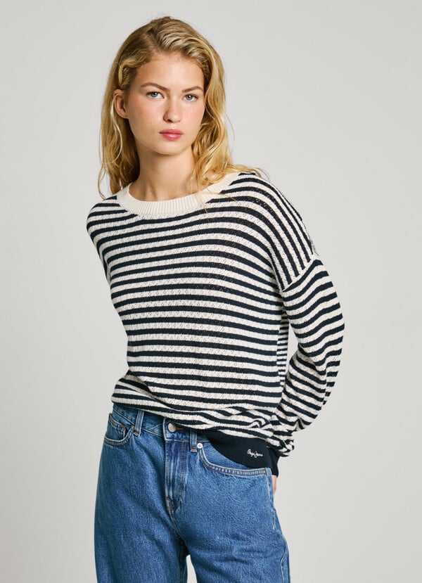 Pepe Jeans jersey de punto rayas