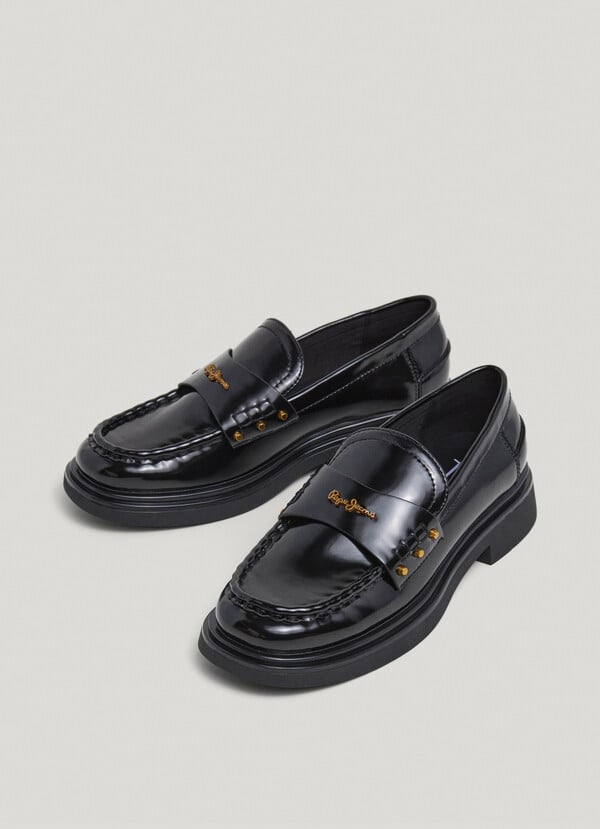 Pepe Jeans Mocasines Con Tachuelas Metálicas