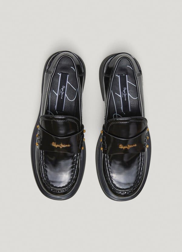 Pepe Jeans Mocasines Con Tachuelas Metálicas