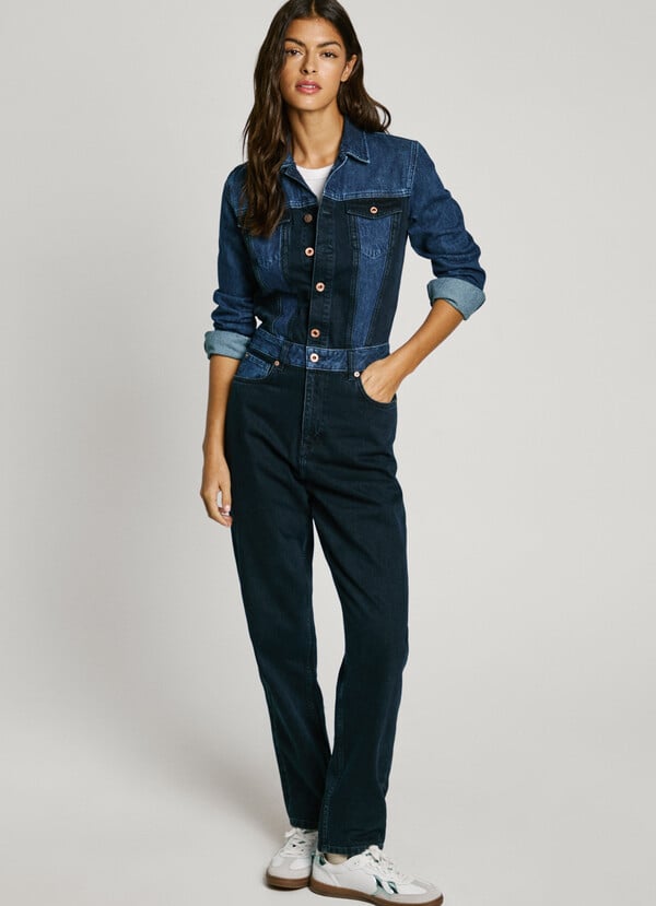 Pepe Jeans mono largo denim bicolor