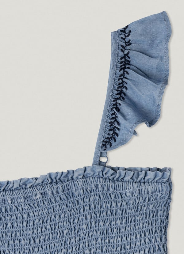 Pepe Jeans Mono Largo Denim Con Tirantes