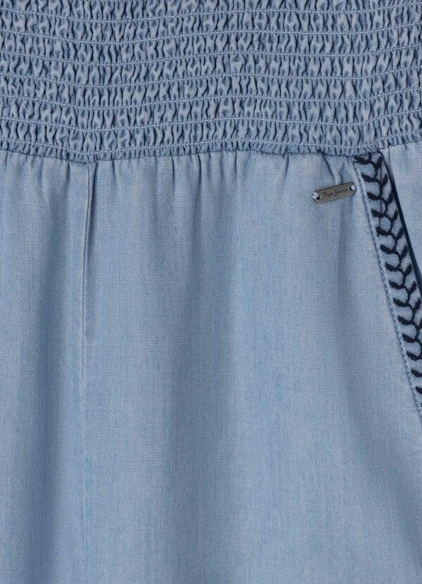 Pepe Jeans Mono Largo Denim Con Tirantes