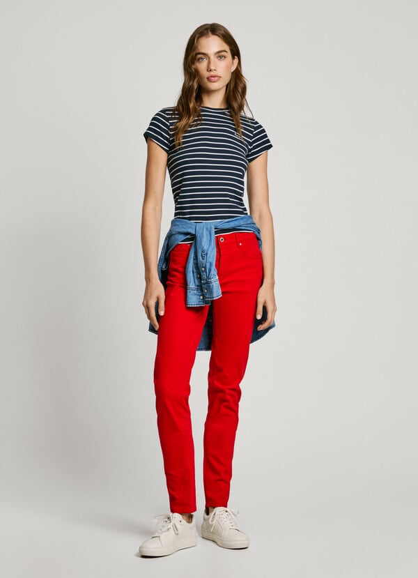 Pepe Jeans pantalón 5 bolsillos fit slim