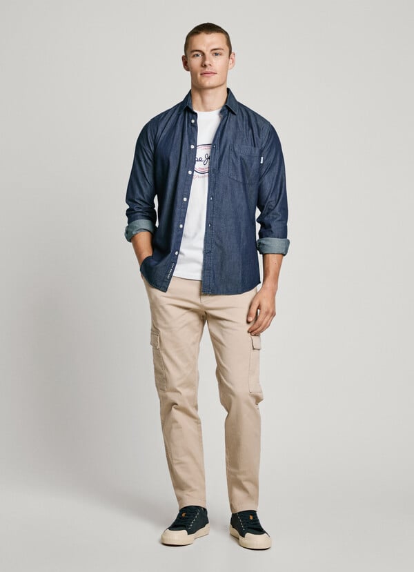 Pepe Jeans pantalón cargo fit slim
