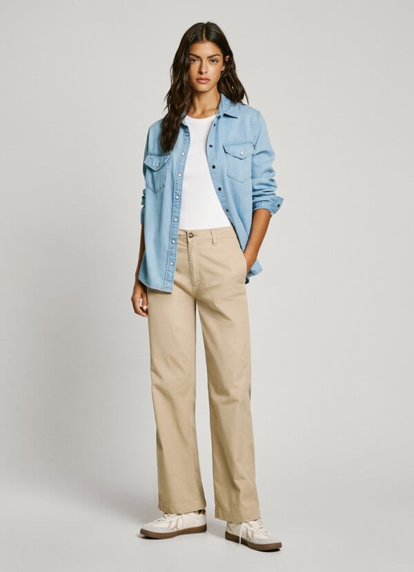 Pepe Jeans pantalón chino fit regular