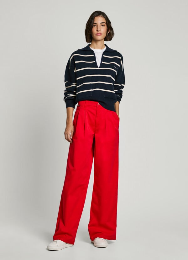 Pepe Jeans pantalón chino pierna ancha