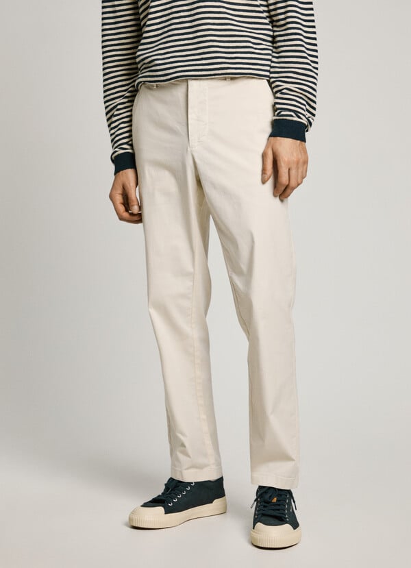 Pepe Jeans Pantalón Chino Popelín Fit Slim
