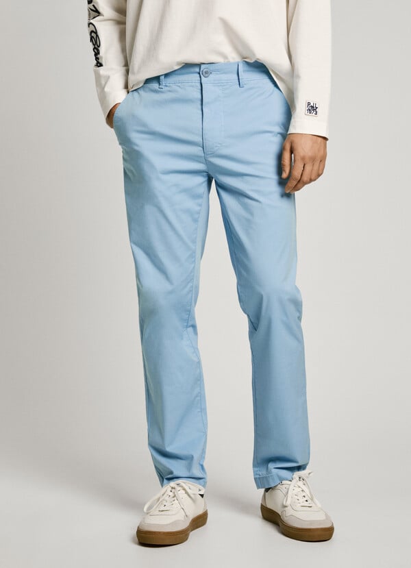 Pepe Jeans Pantalón Chino Popelín Fit Slim
