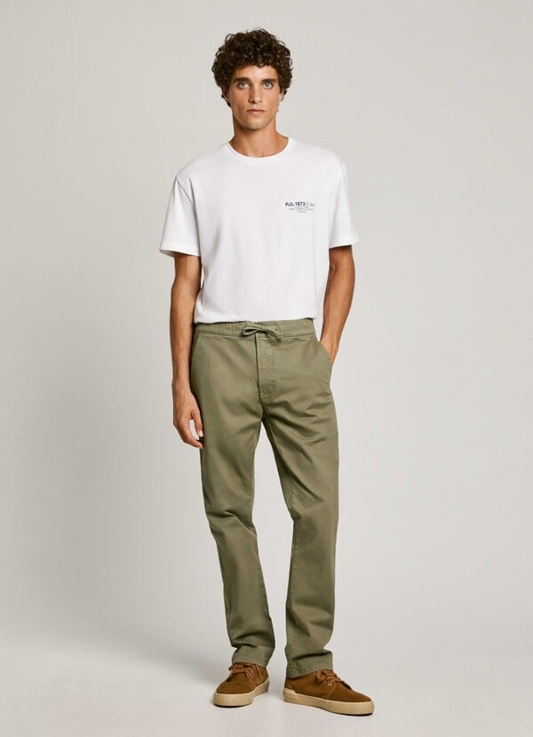 Pepe Jeans pantalón chino tejido elástico