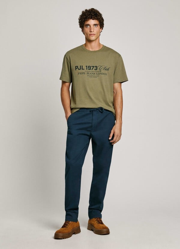 Pepe Jeans Pantalón Chino Tejido Elástico