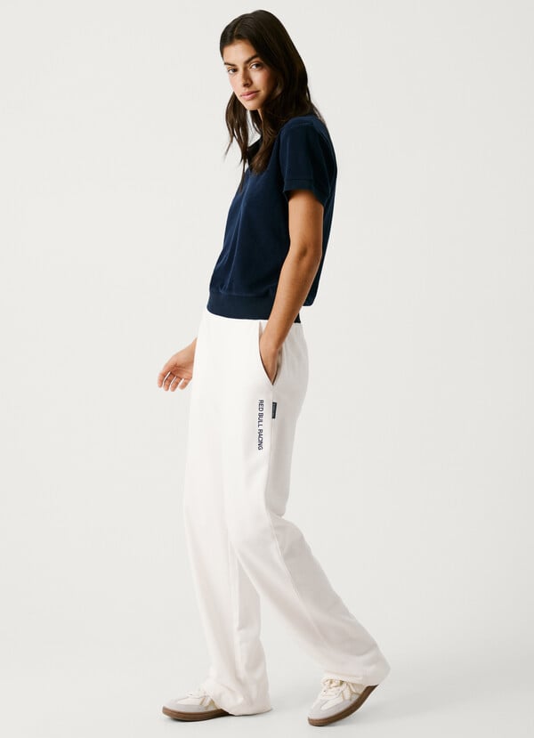 Pepe Jeans pantalón jogger con pierna ancha