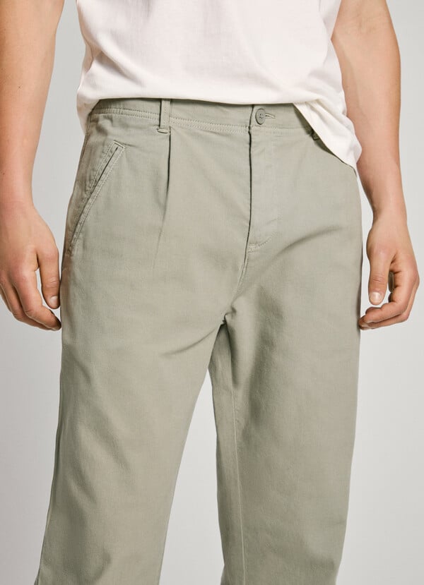 Pepe Jeans Pantalón Lona Fit Relaxed