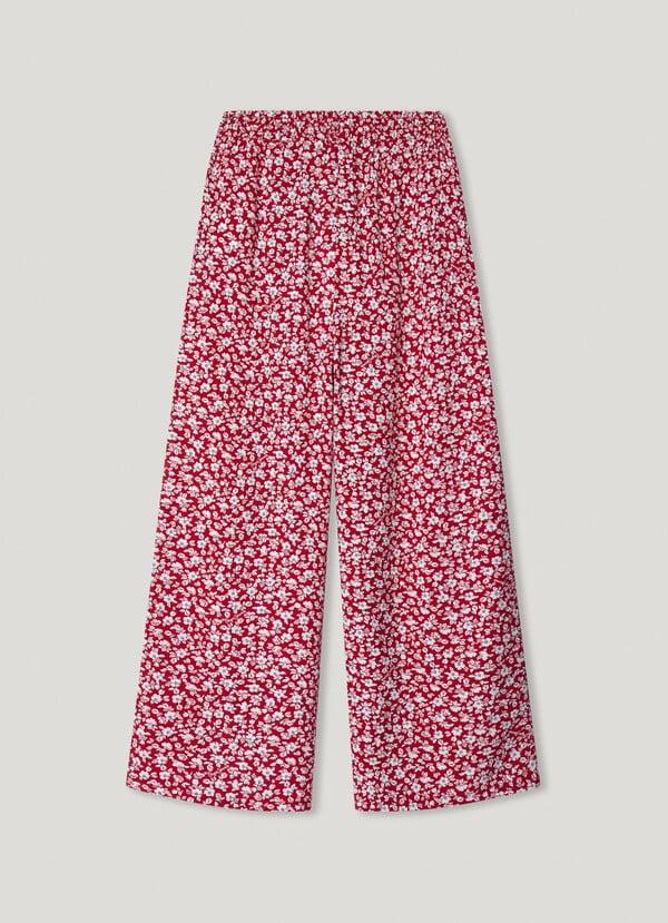 Pepe Jeans Pantalón Palazzo Estampado Floral