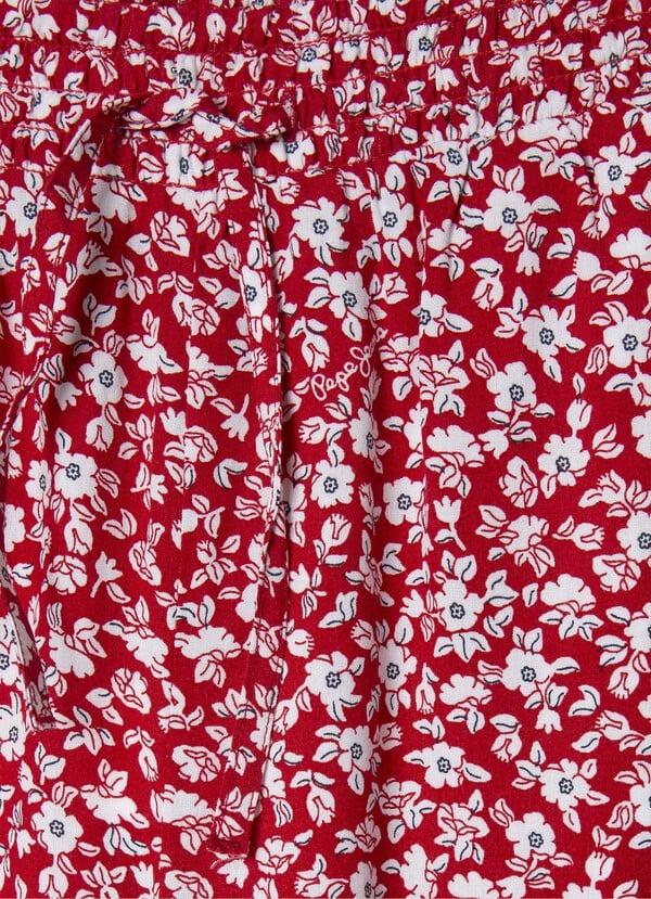Pepe Jeans Pantalón Palazzo Estampado Floral