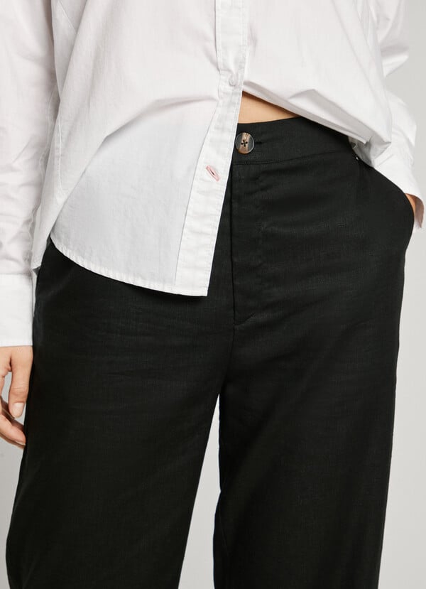 Pepe Jeans Pantalón Recto De Pinzas