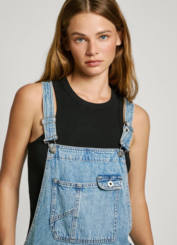 Pepe Jeans Peto Corto Denim Fit Regular