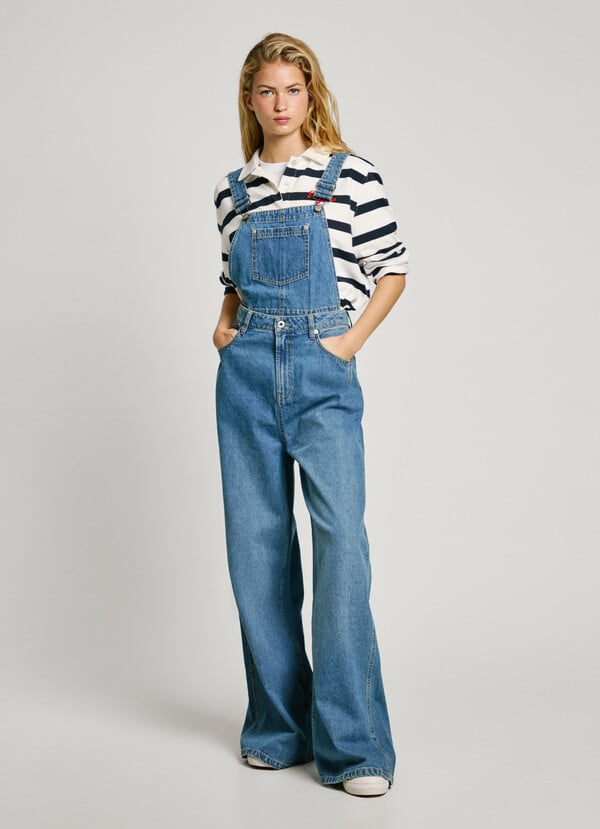 Pepe Jeans peto largo denim fit regular