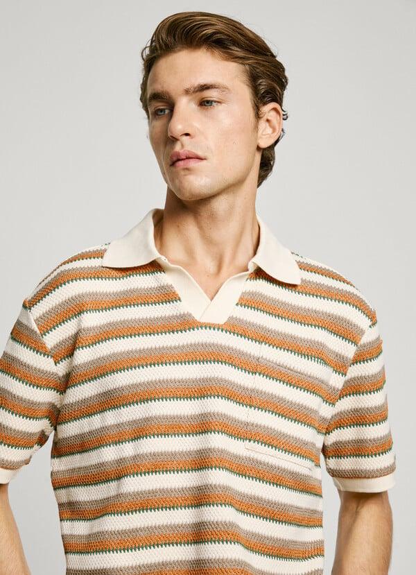 Pepe Jeans Polo Crochet De Rayas