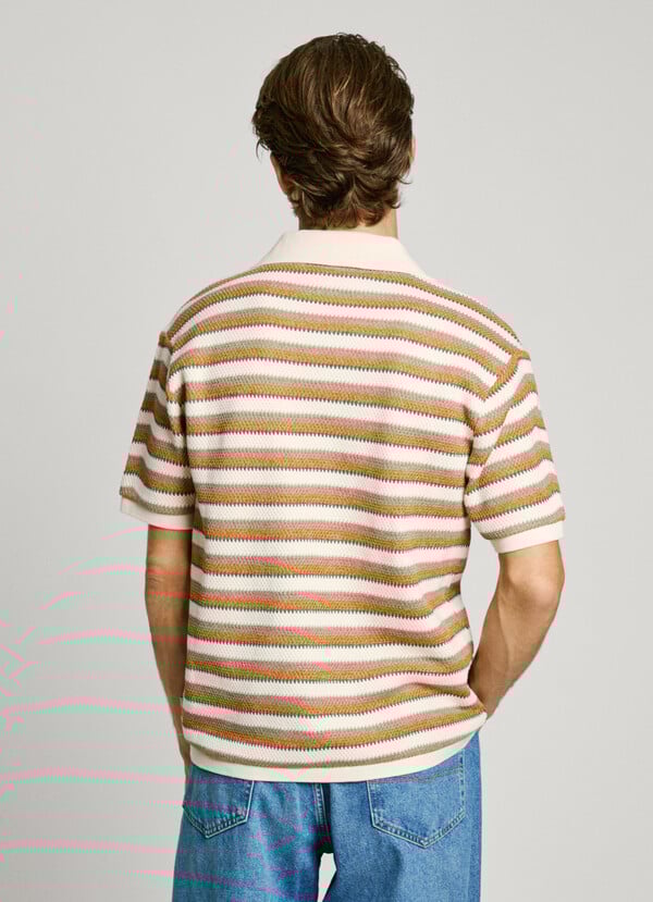 Pepe Jeans Polo Crochet De Rayas