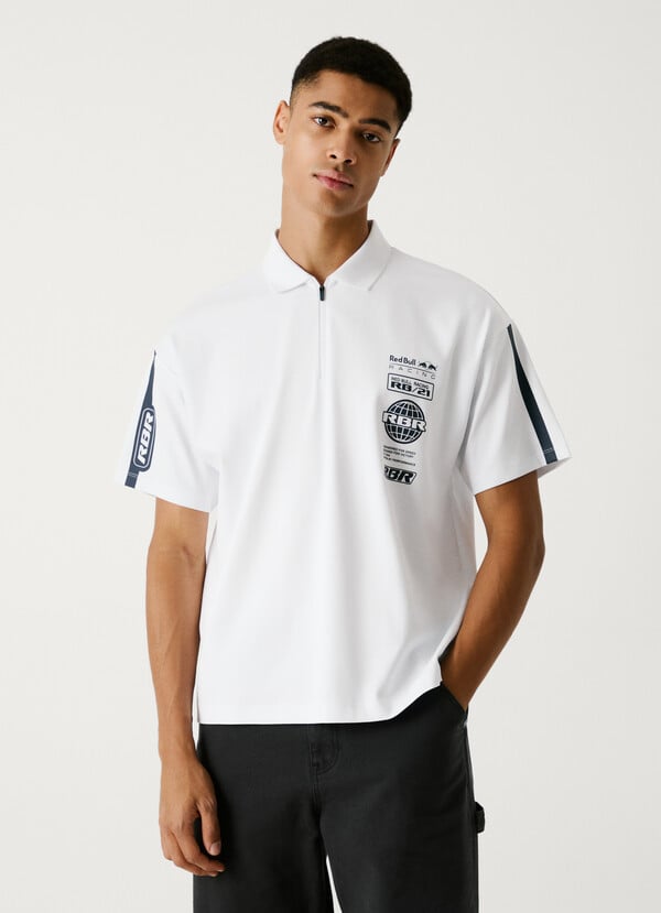 Pepe Jeans polo interlock media cremallera