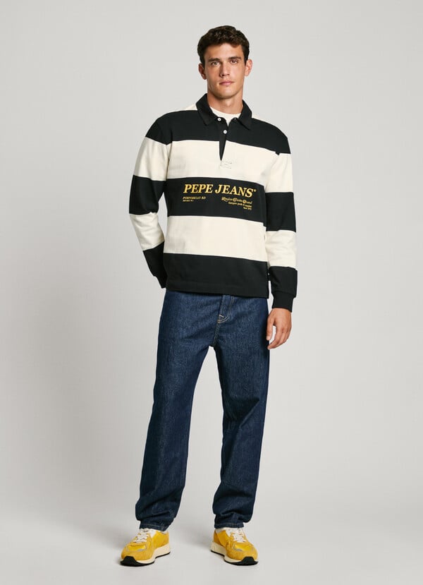 Pepe Jeans Polo Manga Larga Rayas Fit Relaxed