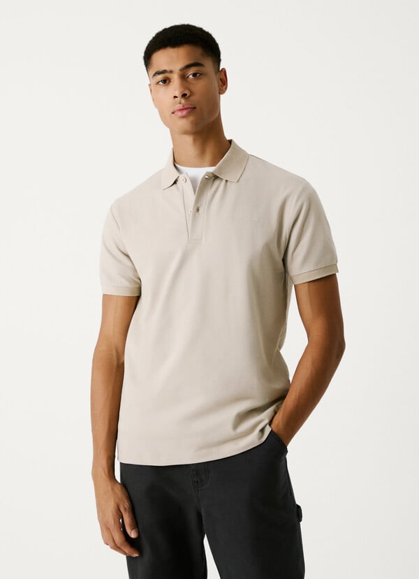 Pepe Jeans polo piqué espalda estampada