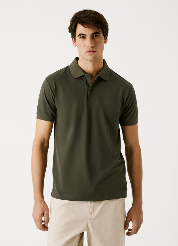 Pepe Jeans polo piqué espalda estampada