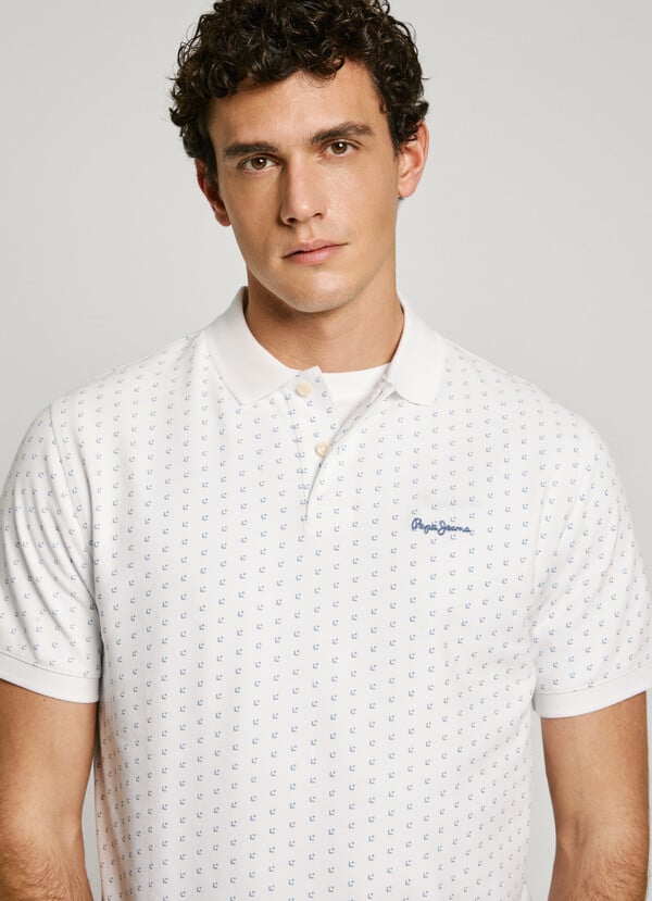 Pepe Jeans Polo Piqué Estampado Fit Slim