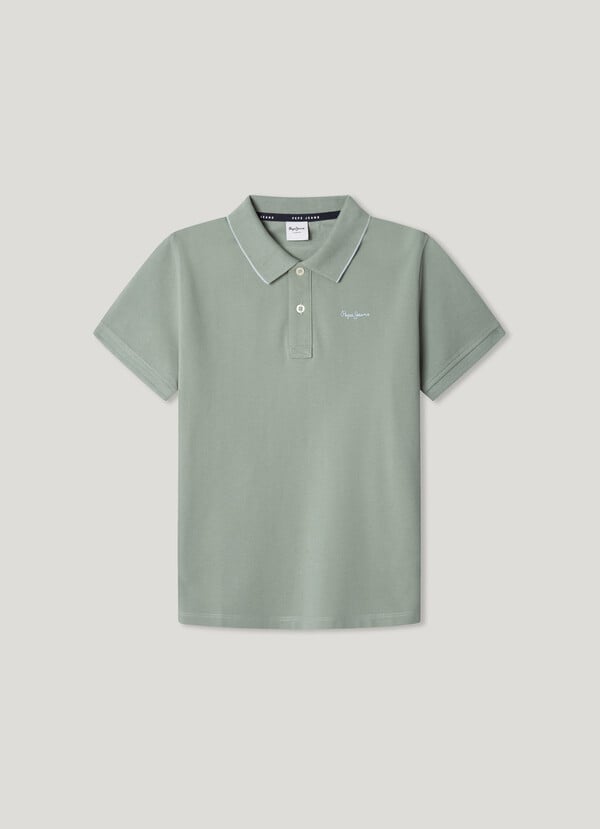 Pepe Jeans polo piqué logo estampado